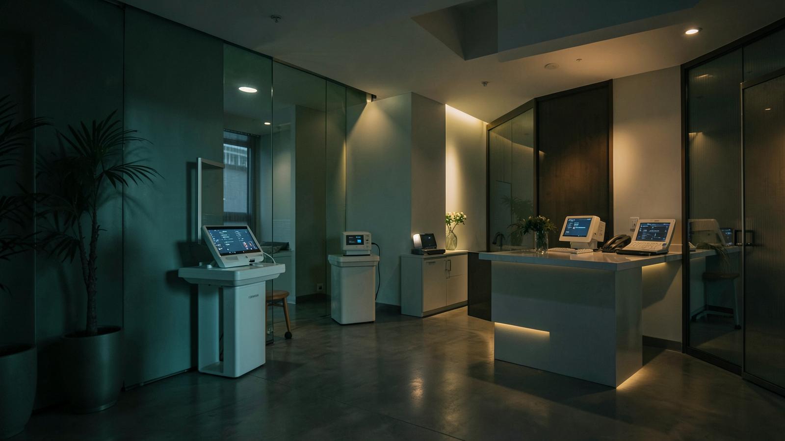 Modern preventive healthcare and wellness clinic environment