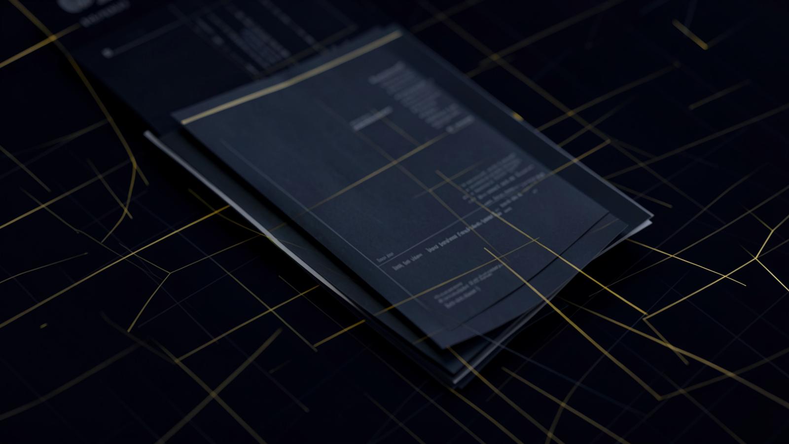 QB whitepaper documentation on a dark technical background